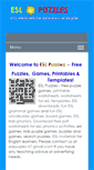 Mobile Screenshot of eslpuzzles.eslkidsworld.com